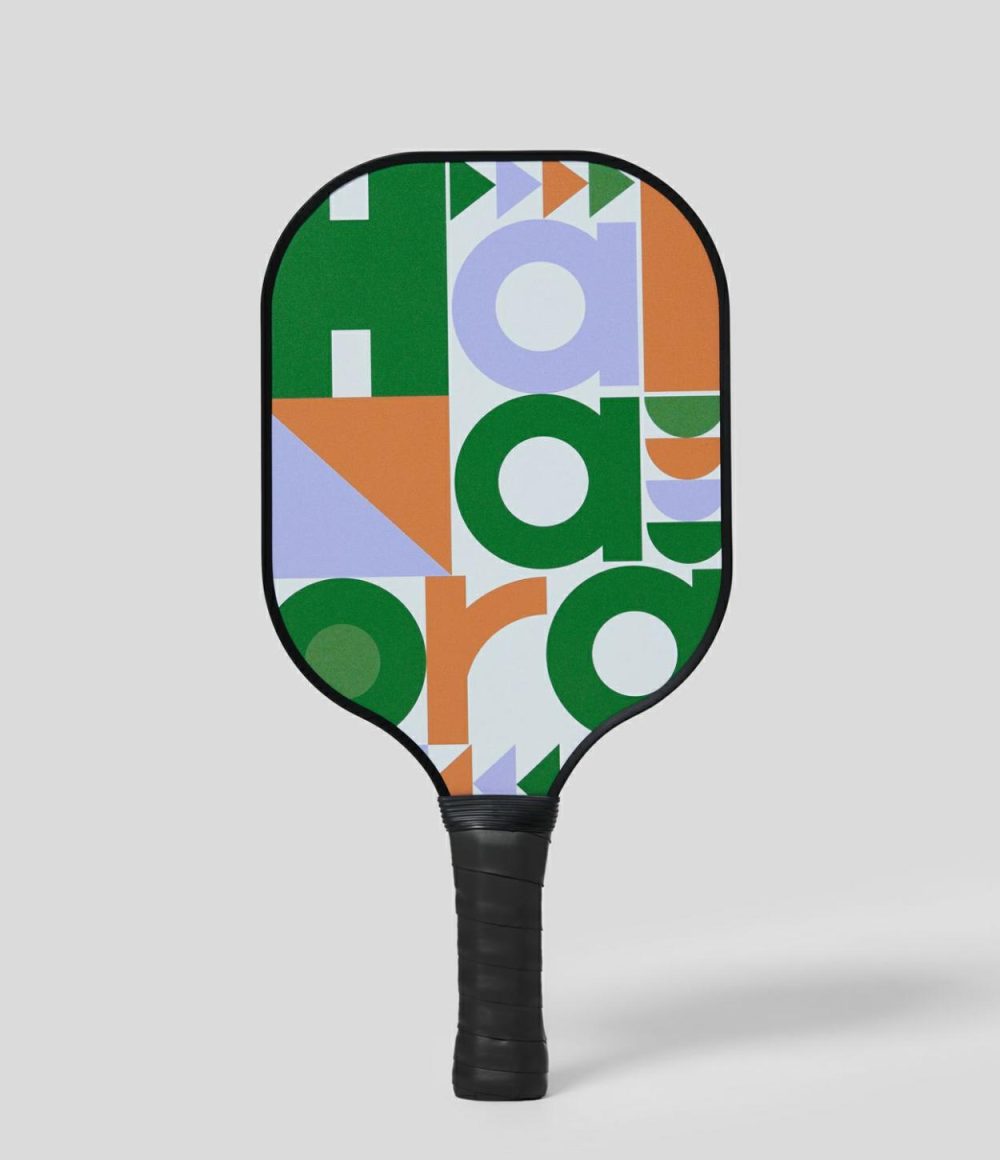 1 Set Slogan Print  Carbon Fiber Pickleball Paddle With Paddle Cover Without Ball  | Womens  Accessories Accessories Accessories