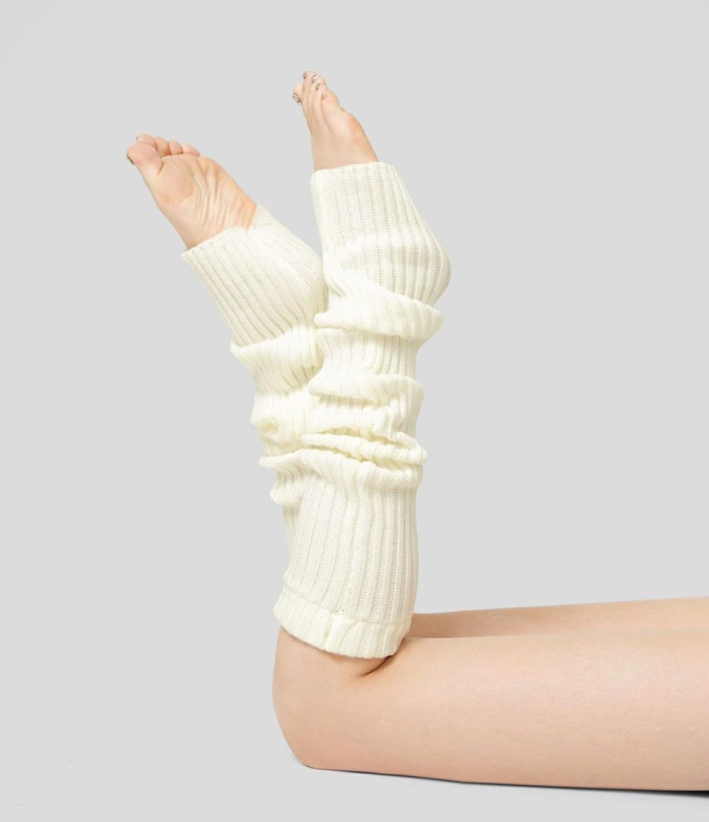 1pair Solid Knit Leg Warmers  | Womens  Accessories Accessories Accessories