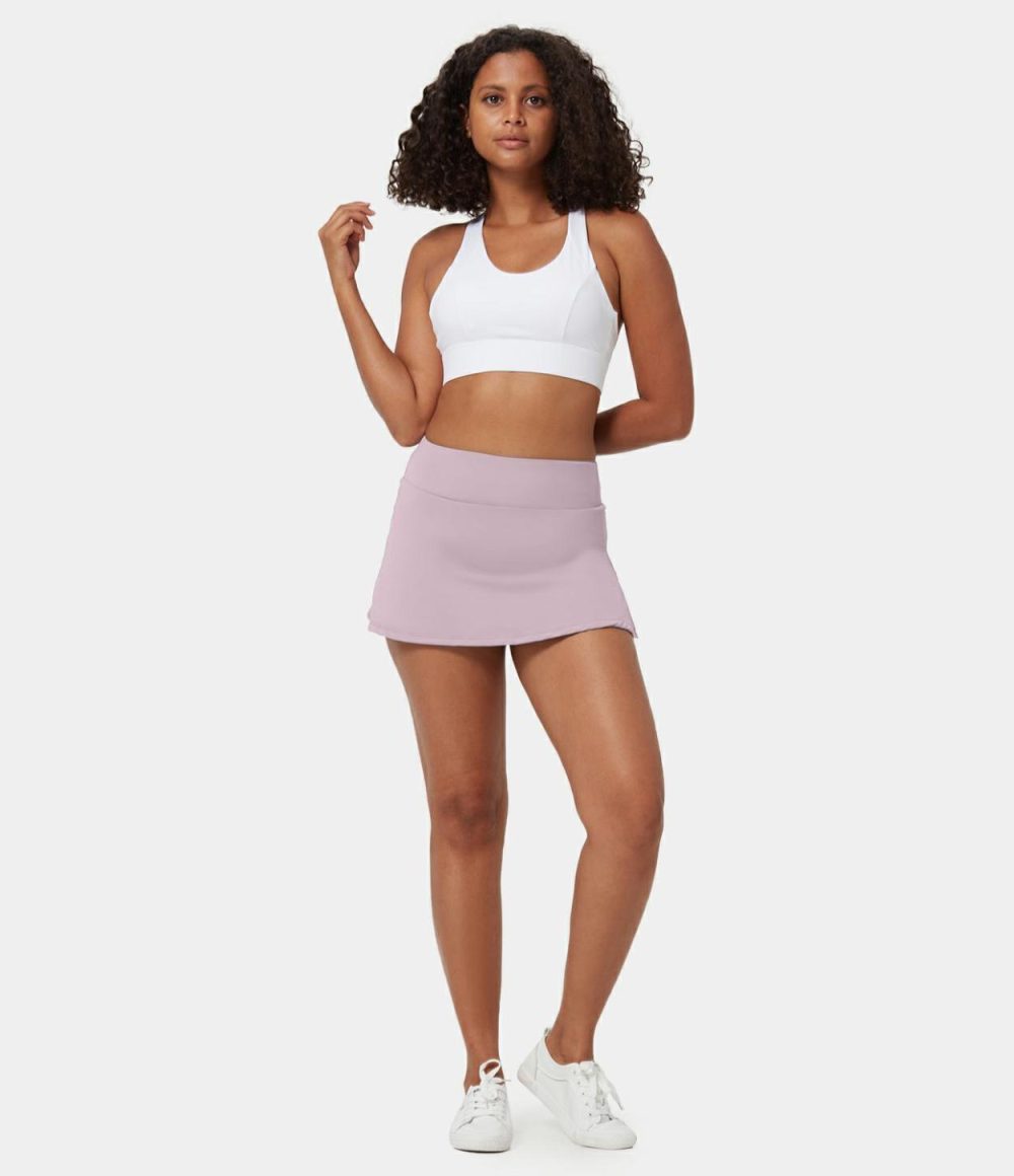 Everyday 2-in-1 Activity Skirt-Sassy  | Womens  Mini Skirts Clothing Black/Pink Purple/Light Grey Blue