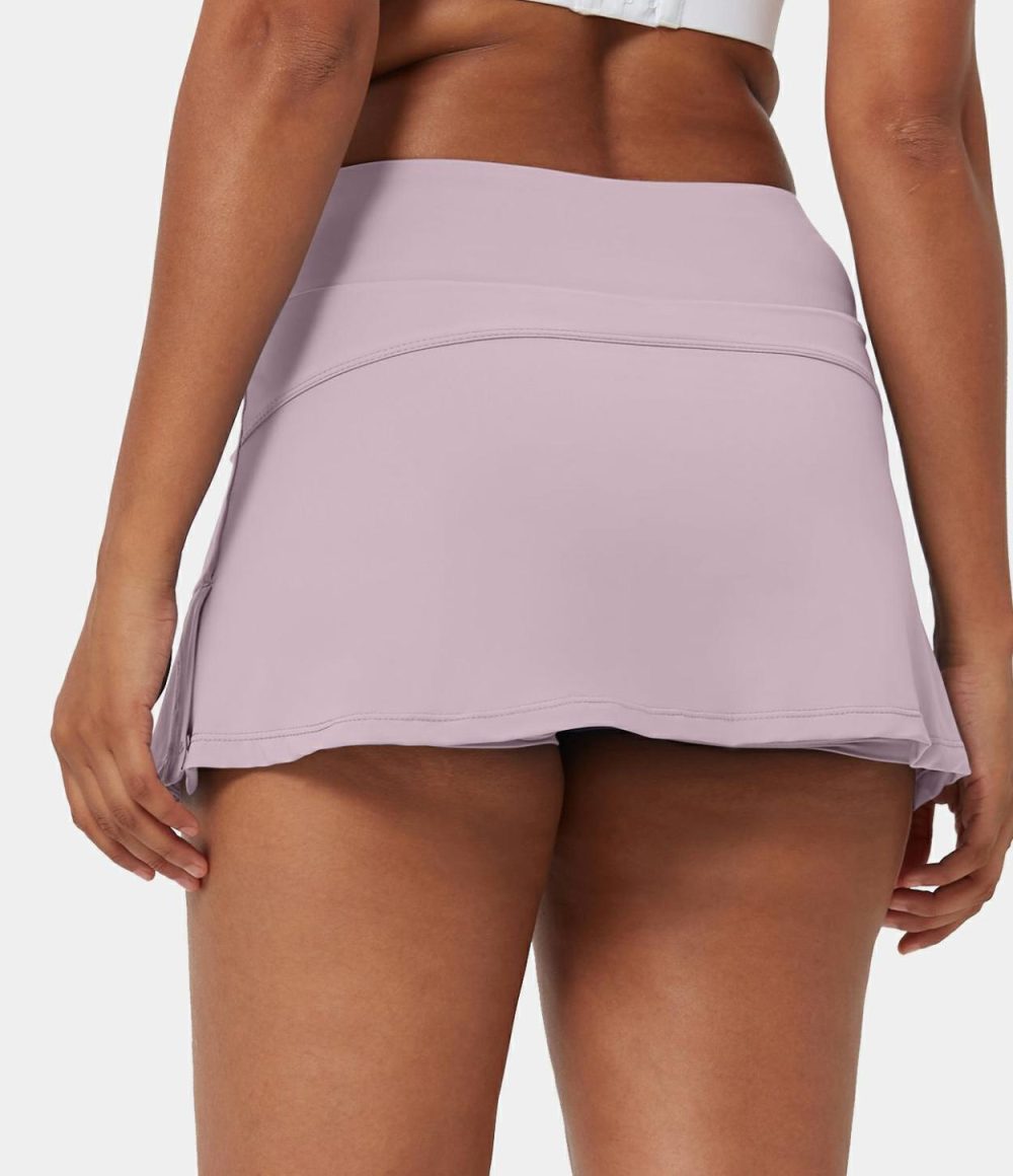 Everyday 2-in-1 Activity Skirt-Sassy  | Womens  Mini Skirts Clothing Black/Pink Purple/Light Grey Blue