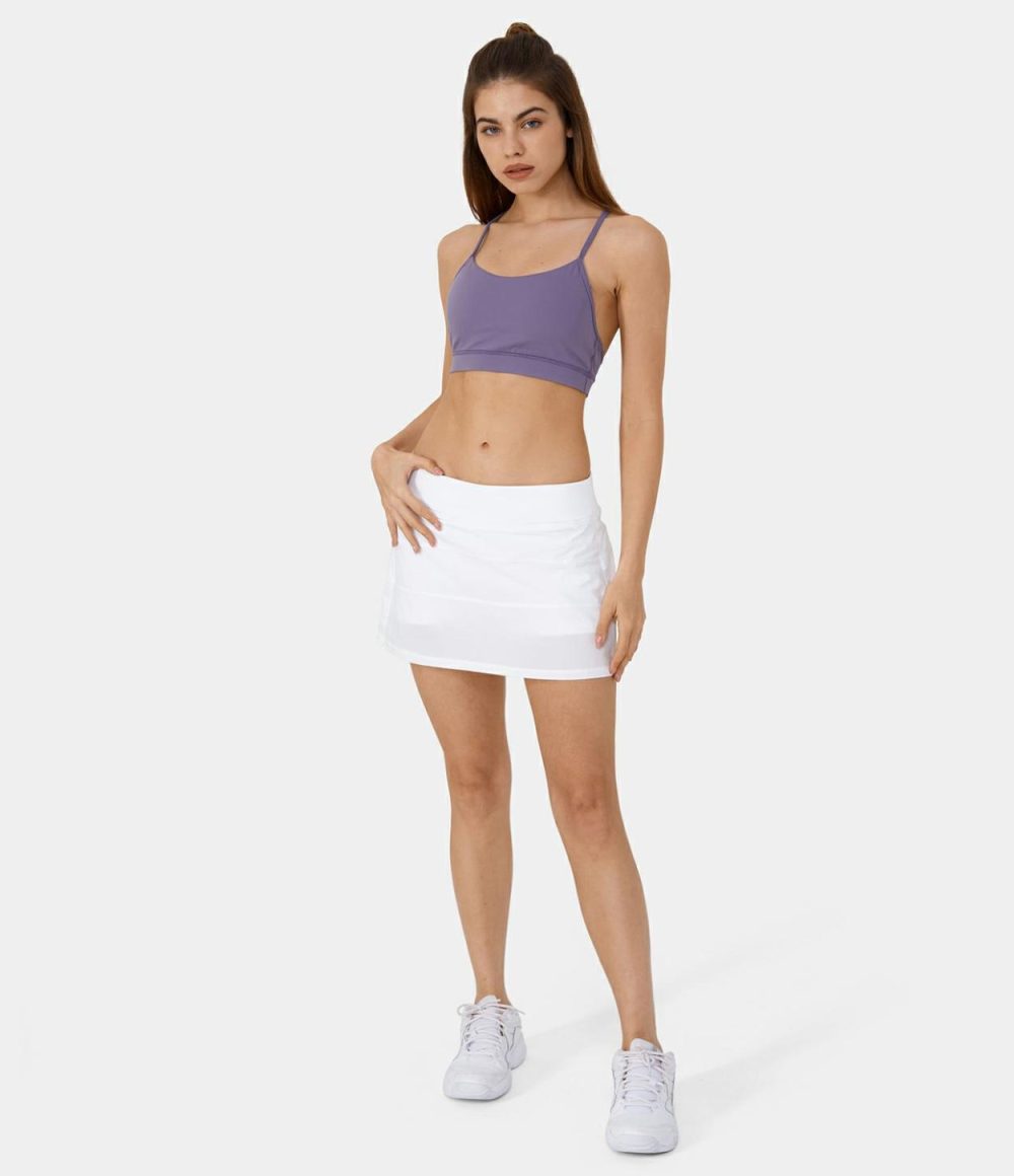 Everyday 2-in-1 Back Pocket Plus Side Pocket Tennis Skirt  | Womens  2-in-1 Skorts 2-in-1 Skorts 2-in-1 Skorts