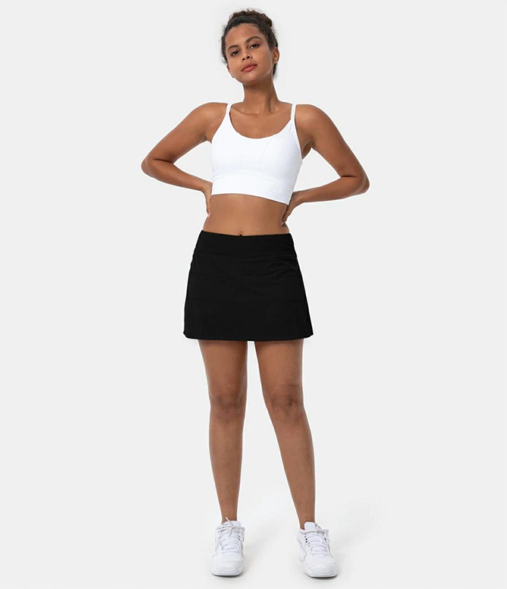 Everyday 2-in-1 Back Pocket Plus Side Pocket Tennis Skirt  | Womens  2-in-1 Skorts 2-in-1 Skorts 2-in-1 Skorts