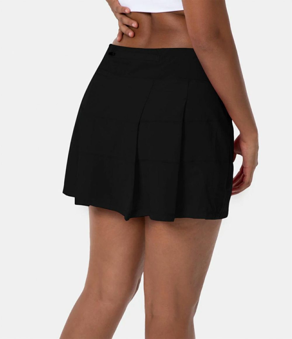 Everyday 2-in-1 Back Pocket Plus Side Pocket Tennis Skirt  | Womens  2-in-1 Skorts 2-in-1 Skorts 2-in-1 Skorts