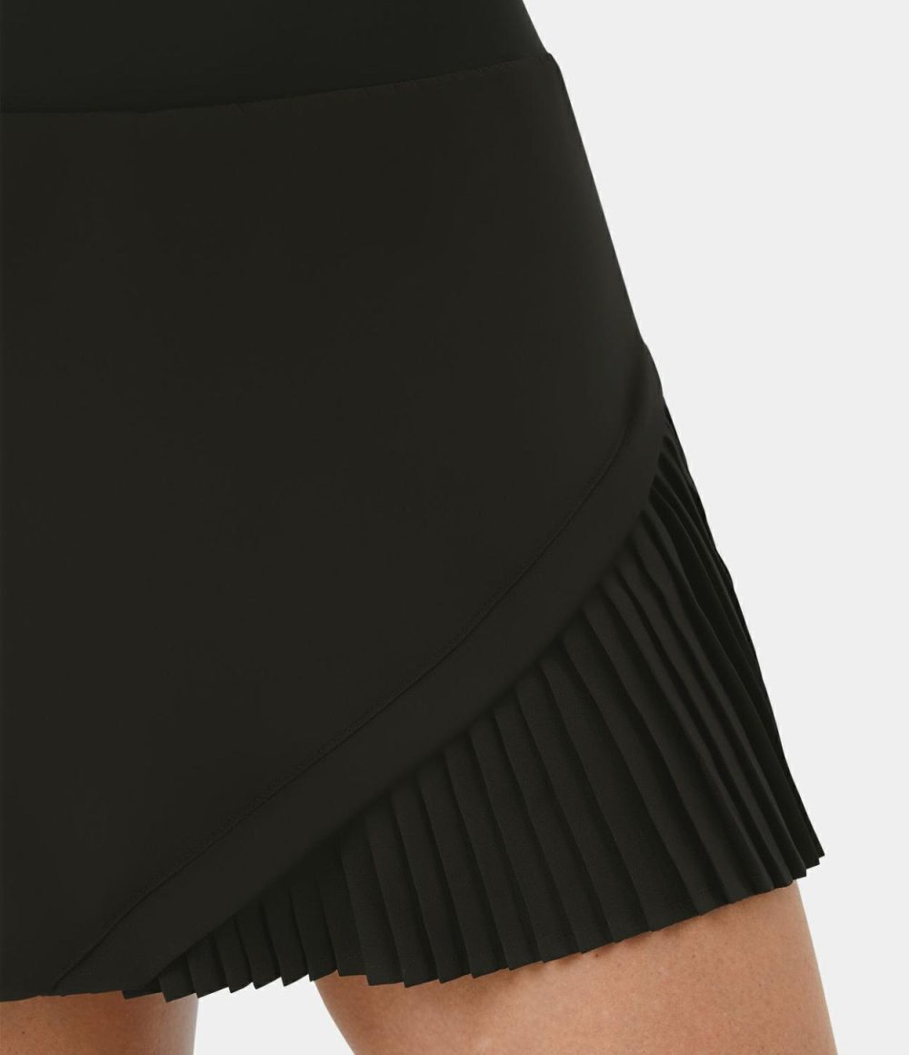 Everyday 2-in-1 Pleated Patchwork Golf Skirt-Kinetic  | Womens  Mini Skirts Clothing Mini Skirts