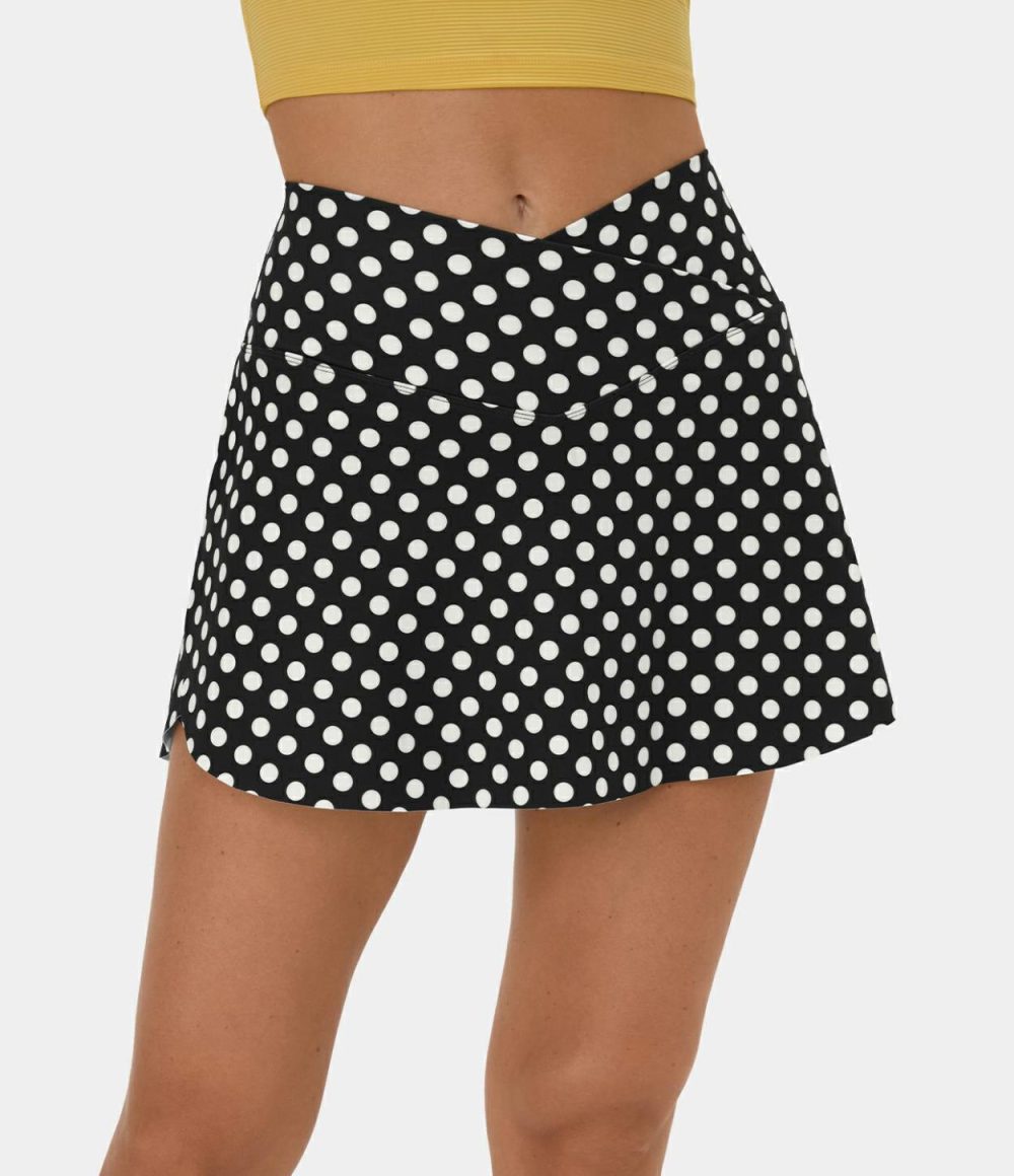 Everyday Crossover Side Pocket 2-in-1 Tennis Skirt-Lucid  | Womens  Mini Skirts Clothing Mini Skirts