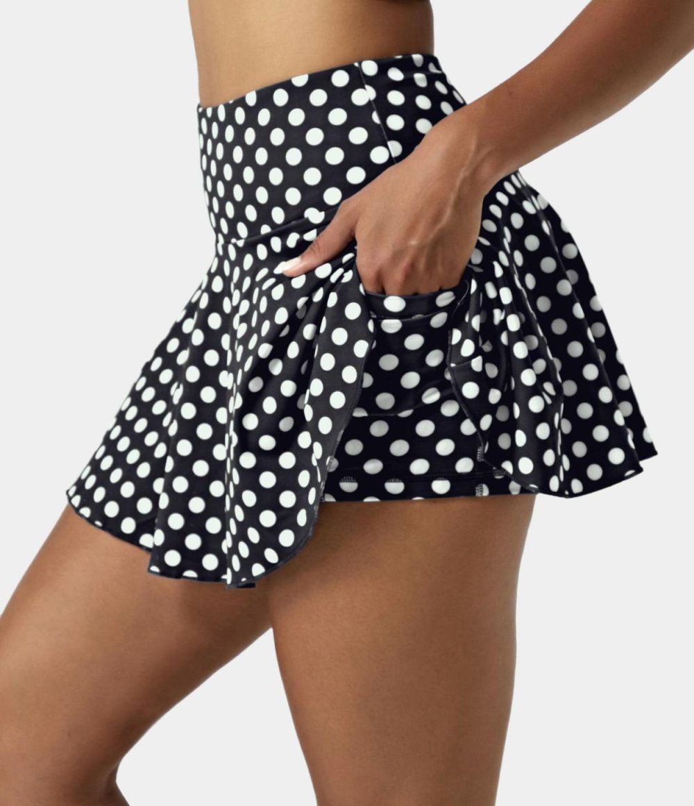 Everyday High Waisted Pocket 2-in-1 Activity Skirt-Marvelous  | Womens  Mini Skirts Clothing Mini Skirts