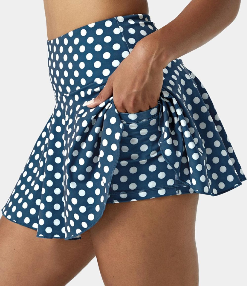 Everyday High Waisted Pocket 2-in-1 Activity Skirt-Marvelous  | Womens  Mini Skirts Clothing Mini Skirts