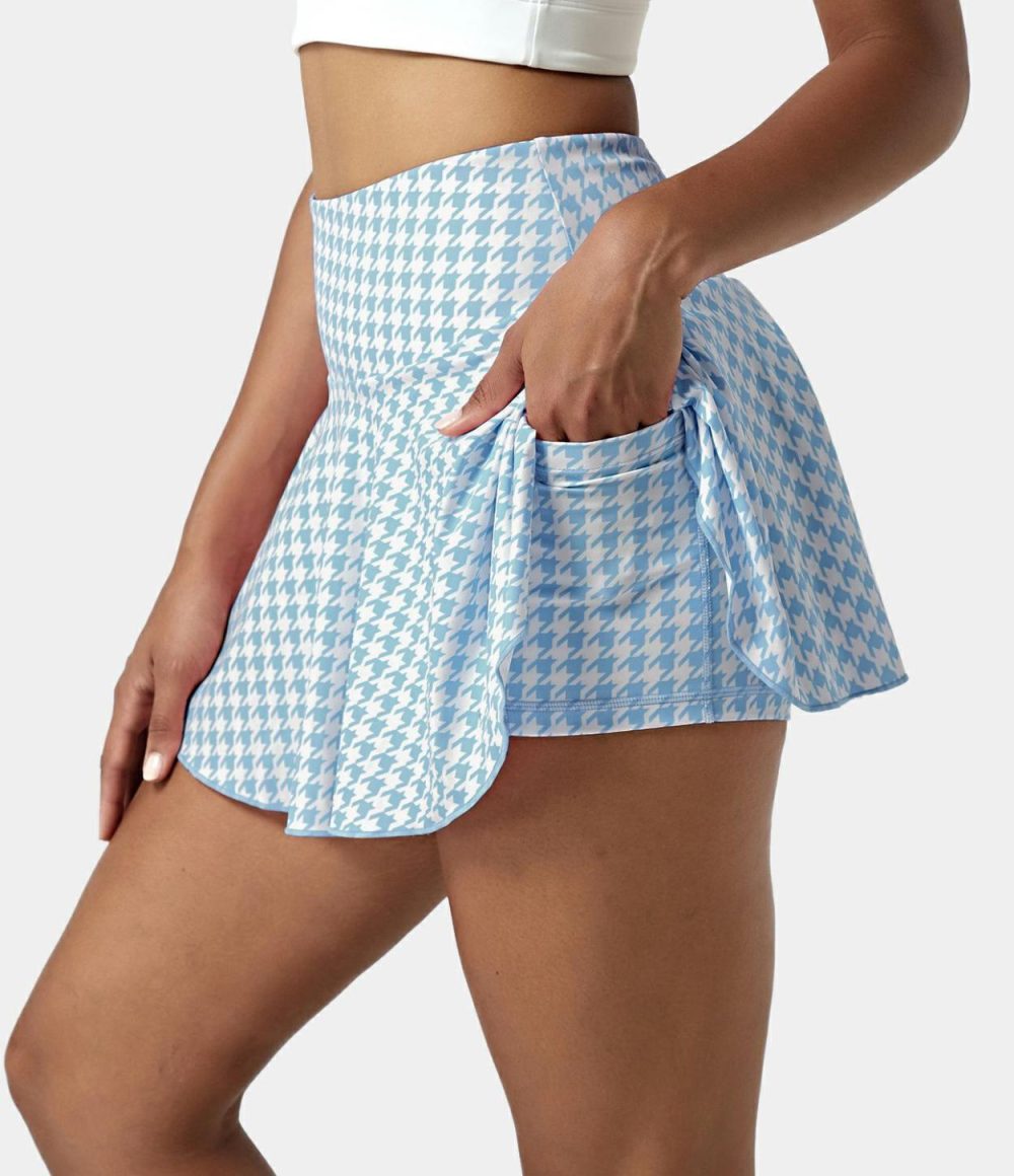 Everyday High Waisted Pocket 2-in-1 Activity Skirt-Marvelous  | Womens  Mini Skirts Clothing Mini Skirts