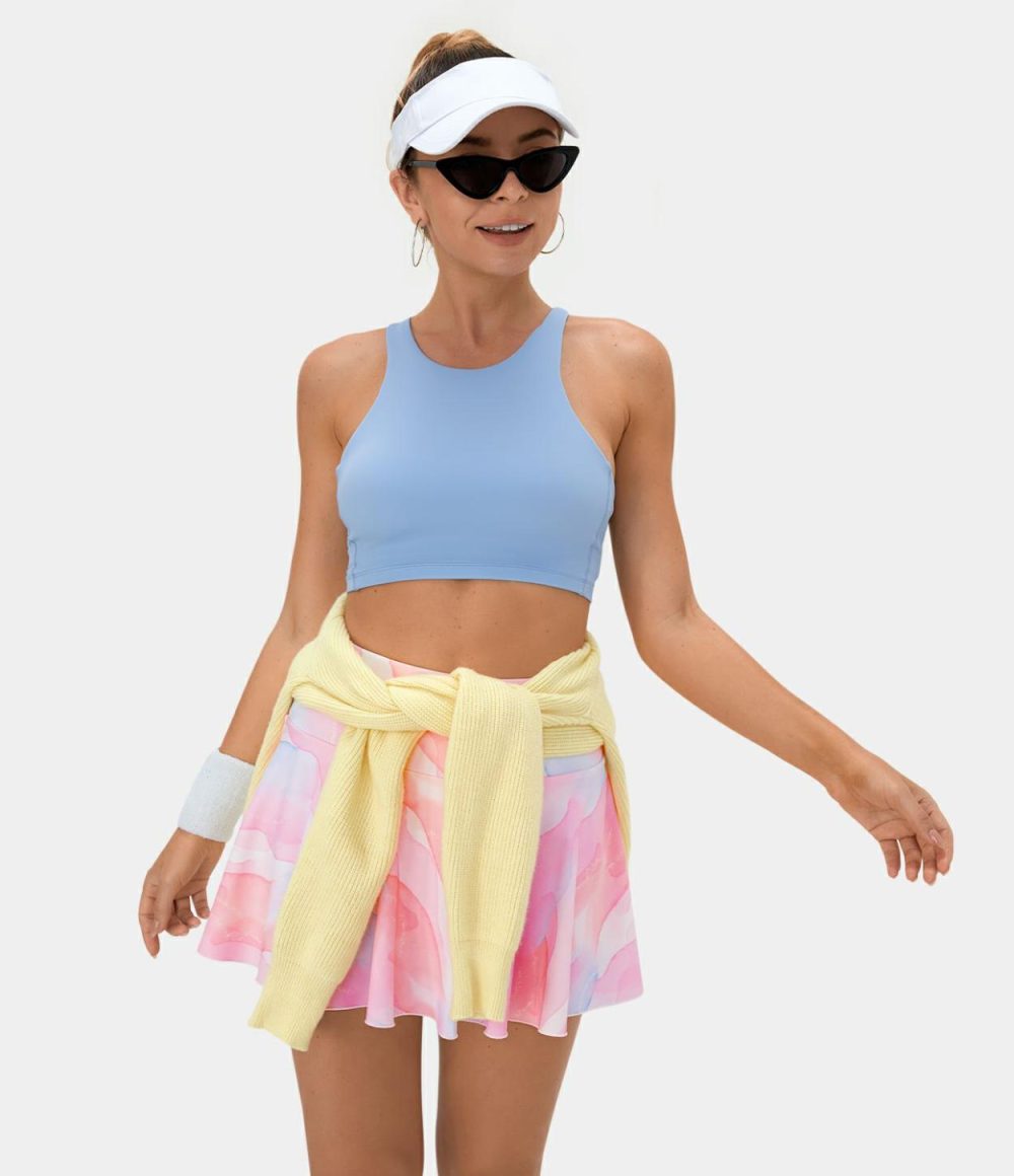 Everyday Softlyzero™ Airy 2-in-1 Cool Touch Tennis Skirt-Marvelous-Color Print  | Womens  Mini Skirts Clothing Golden Faith