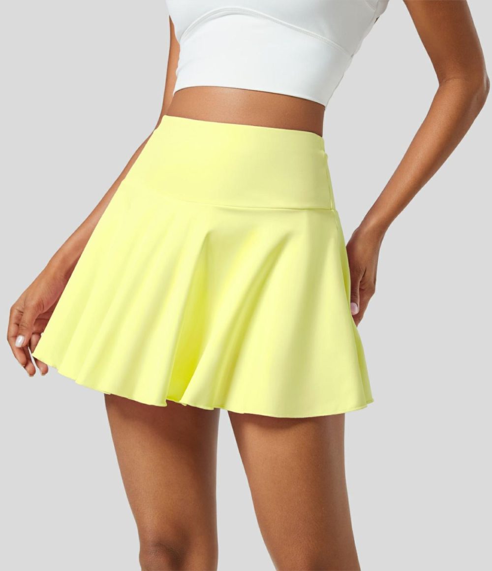 Everyday Softlyzero™ Airy 2-in-1 Cool Touch Tennis Skirt-Marvelous-UPF50+  | Womens  Mini Skirts Clothing Mars Red/Black/Loka Blue/Exotic Orange/Mandarin Yellow/Orange Rust/Poinsettia/Peach Melba/White/Steel Gray