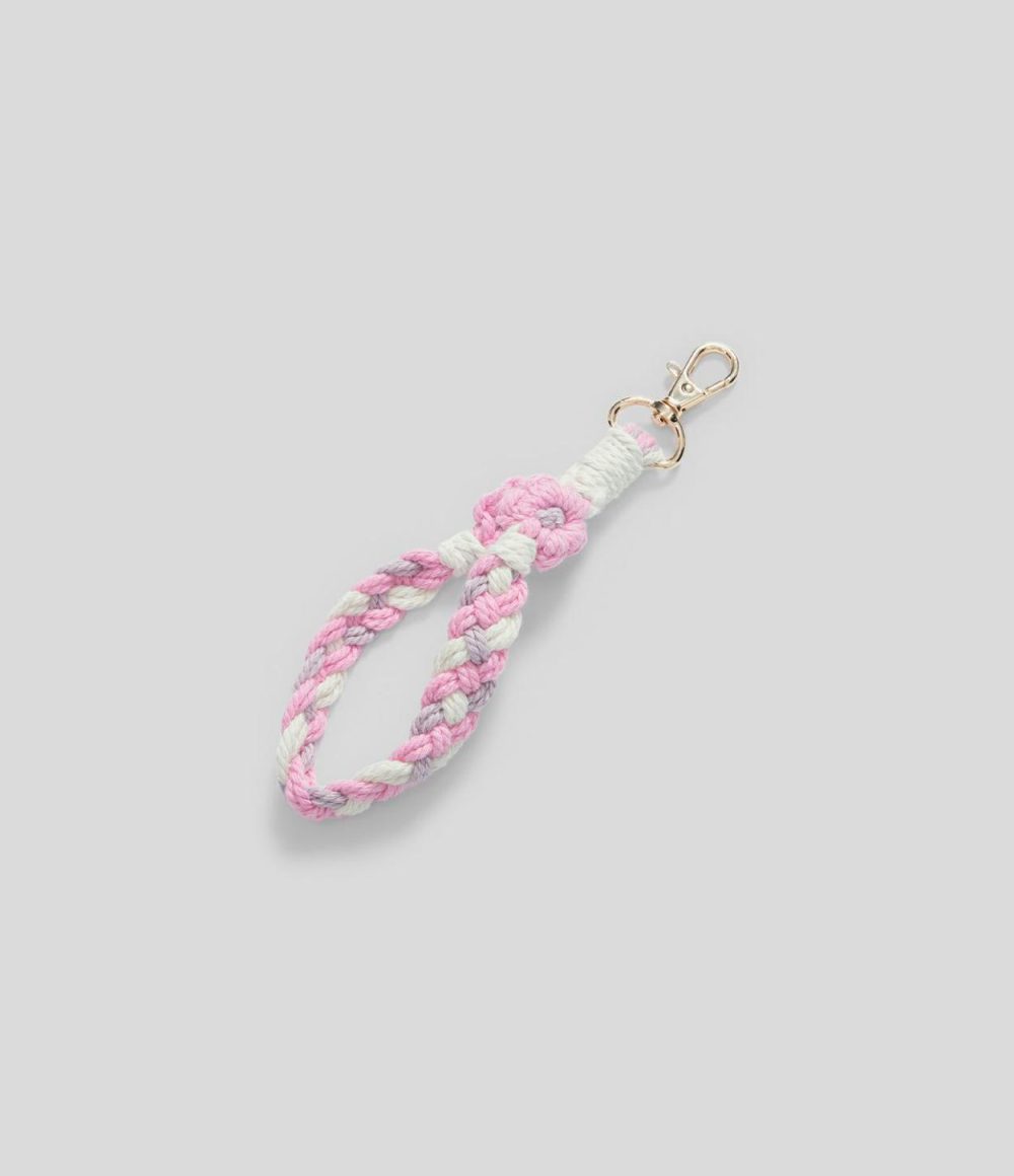 Flower Handwoven Keychain  | Womens  Accessories Accessories Accessories