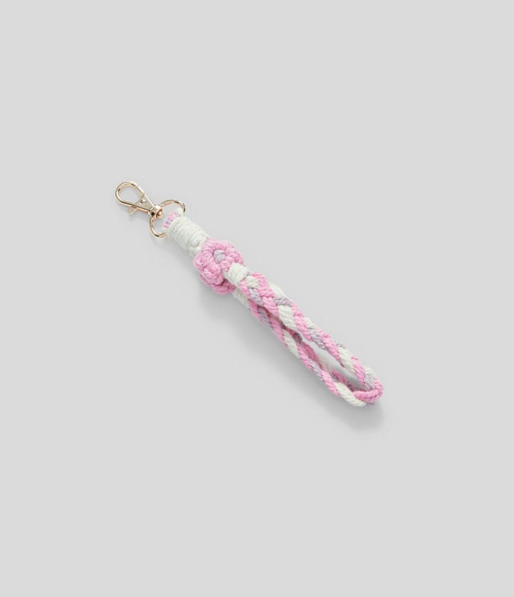 Flower Handwoven Keychain  | Womens  Accessories Accessories Accessories