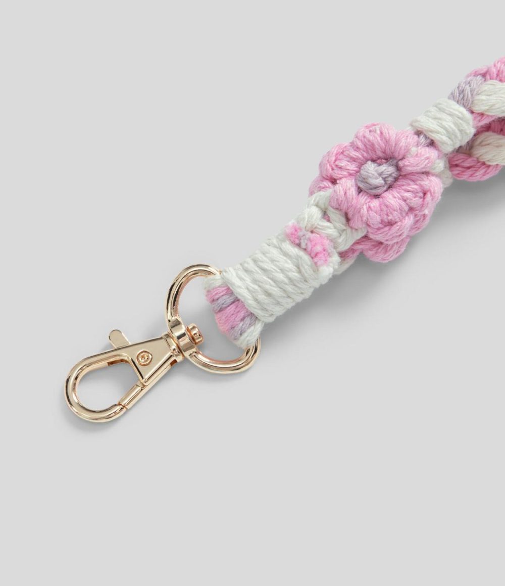 Flower Handwoven Keychain  | Womens  Accessories Accessories Accessories