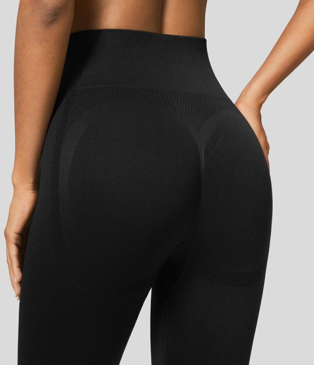 Seamless Flow High Waisted Butt Lifting Yoga Leggings  | Womens  Butt Lifting Leggings Butt Lifting Leggings Butt Lifting Leggings