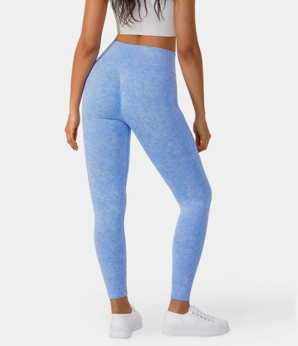 Seamless Flow High Waisted Butt Lifting Yoga Leggings  | Womens  Butt Lifting Leggings Butt Lifting Leggings Butt Lifting Leggings