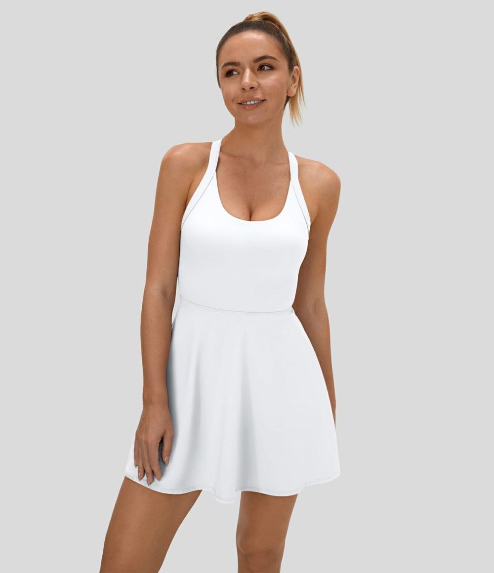 Softlyzero™ Airy Backless Twisted Cool Touch Pickleball Active Dress-Easy Peezy Edition-UPF50+  | Womens  Active Dresses Active Dresses Active Dresses