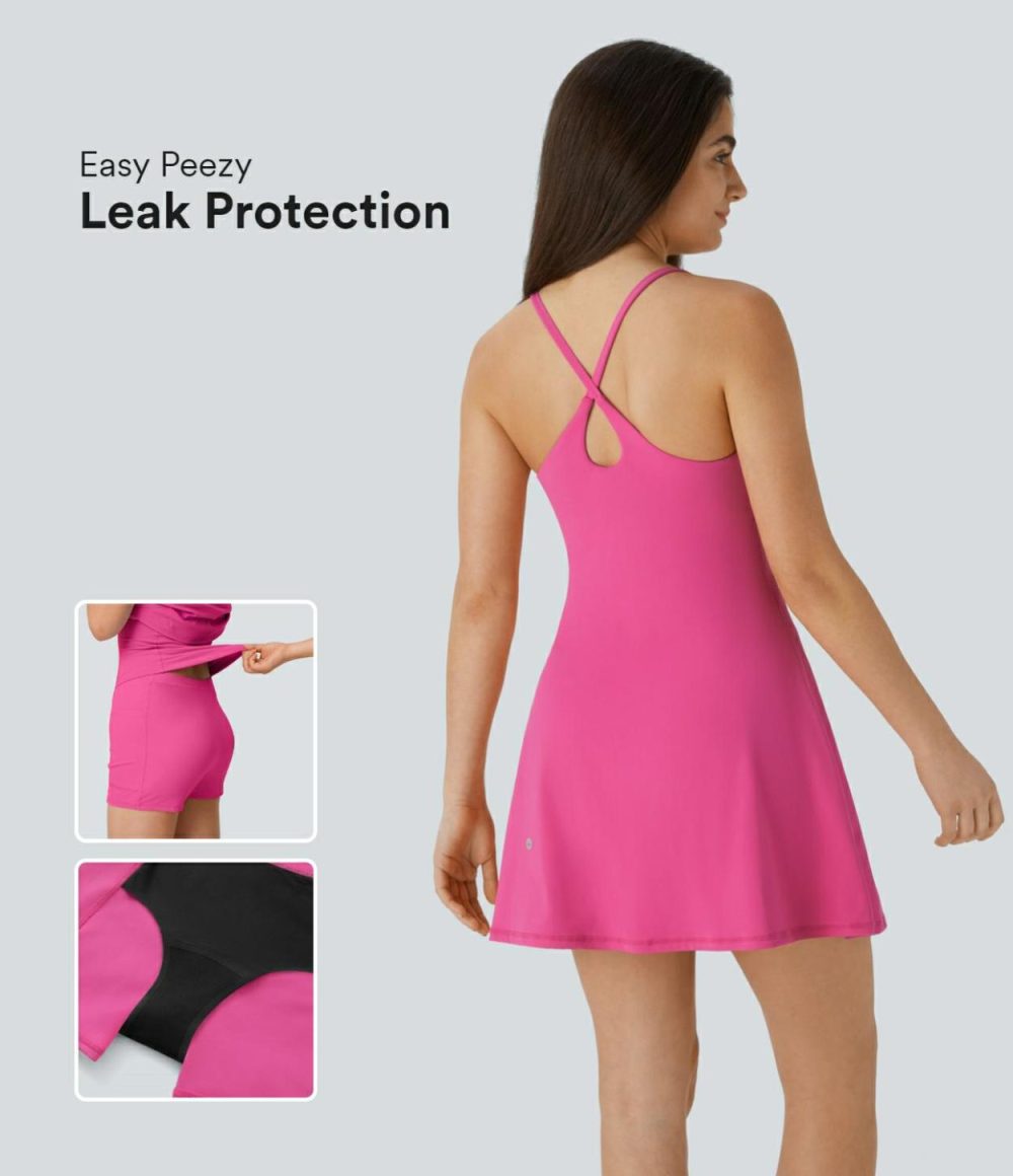 Softlyzero™ Plush Backless Active Dress-Easy Peezy plus Leak Protection Edition  | Womens  Active Dresses Active Dresses Active Dresses