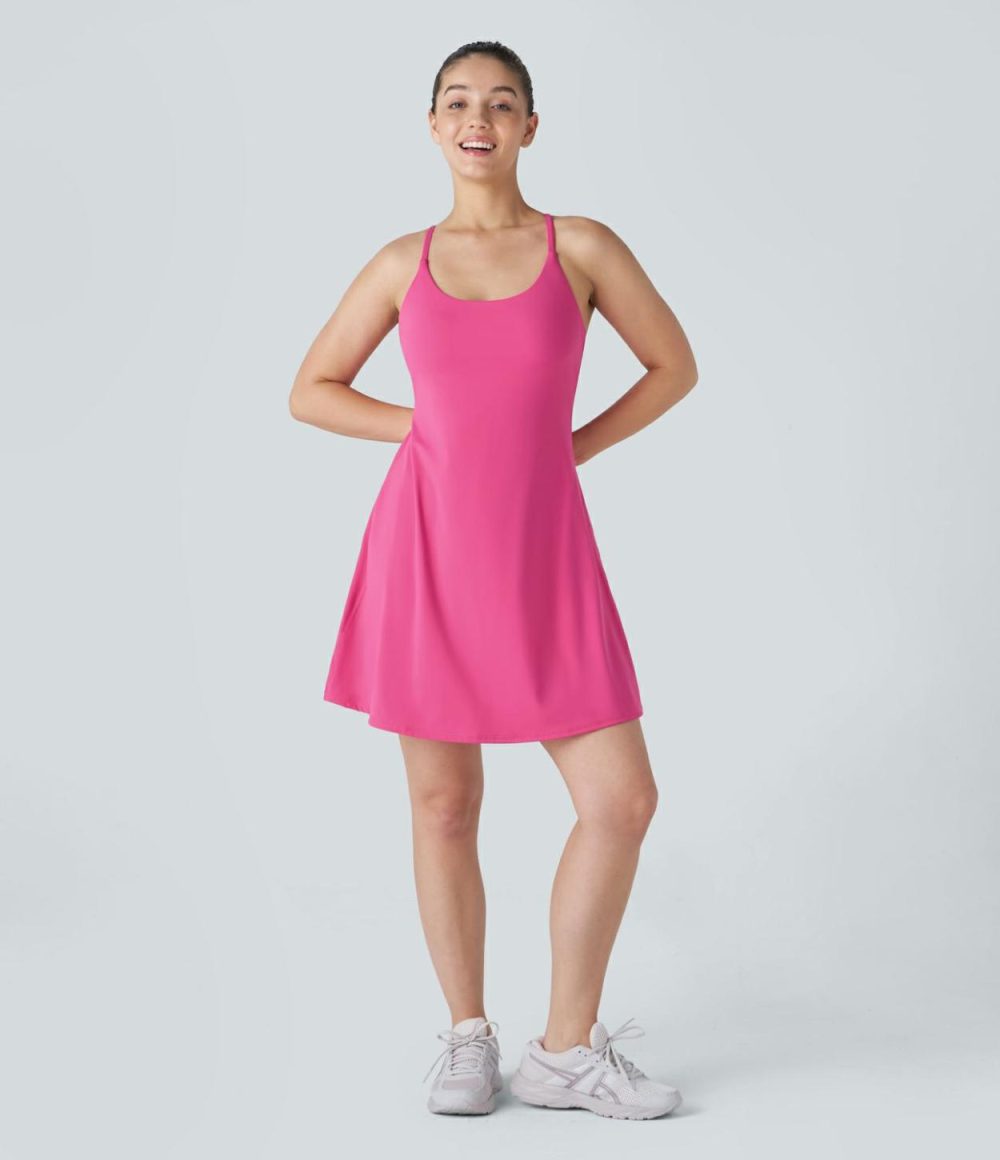 Softlyzero™ Plush Backless Active Dress-Longer Length-Easy Peezy Edition  | Womens  Active Dresses Active Dresses Active Dresses