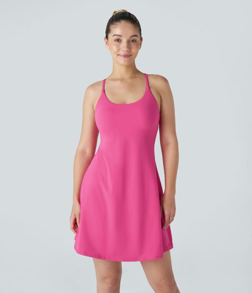 Softlyzero™ Plush Backless Active Dress-Longer Length-Easy Peezy Edition  | Womens  Active Dresses Active Dresses Active Dresses