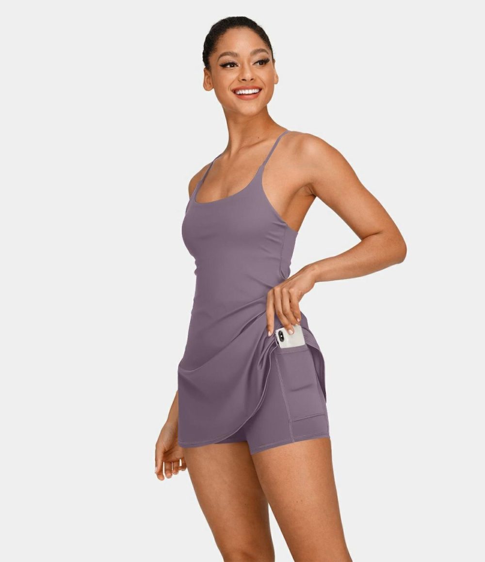 Softlyzero™ Plush Backless Active Dress  | Womens  Active Dresses Active Dresses Active Dresses