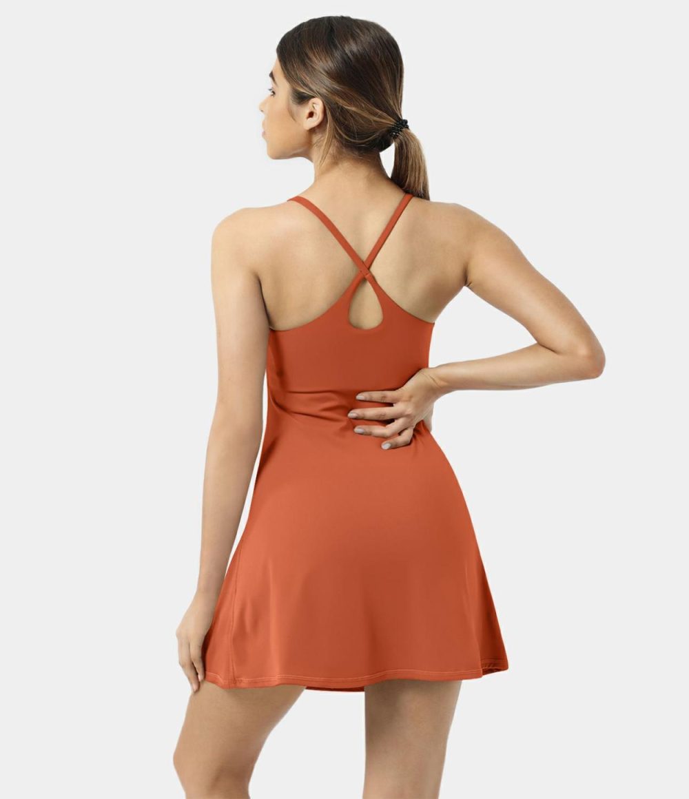 Softlyzero™ Plush Backless Active Dress  | Womens  Active Dresses Active Dresses Active Dresses