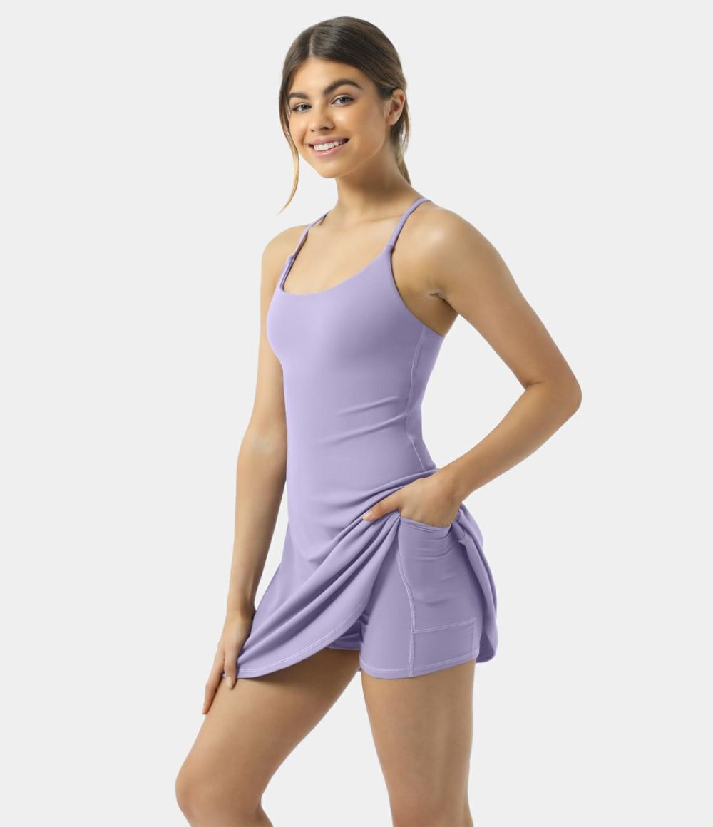 Softlyzero™ Plush Backless Active Dress  | Womens  Active Dresses Active Dresses Active Dresses