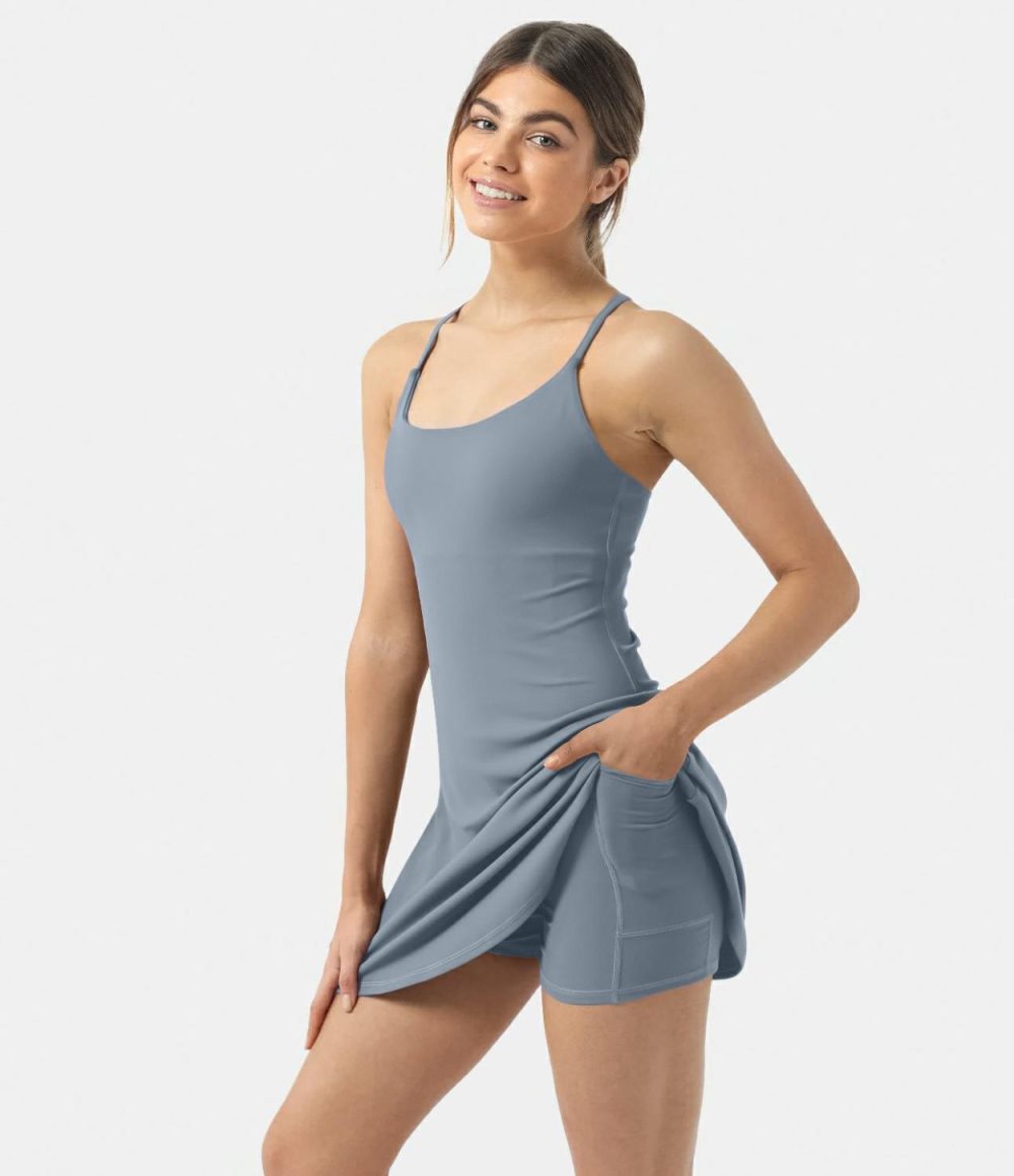 Softlyzero™ Plush Backless Active Dress  | Womens  Active Dresses Active Dresses Active Dresses