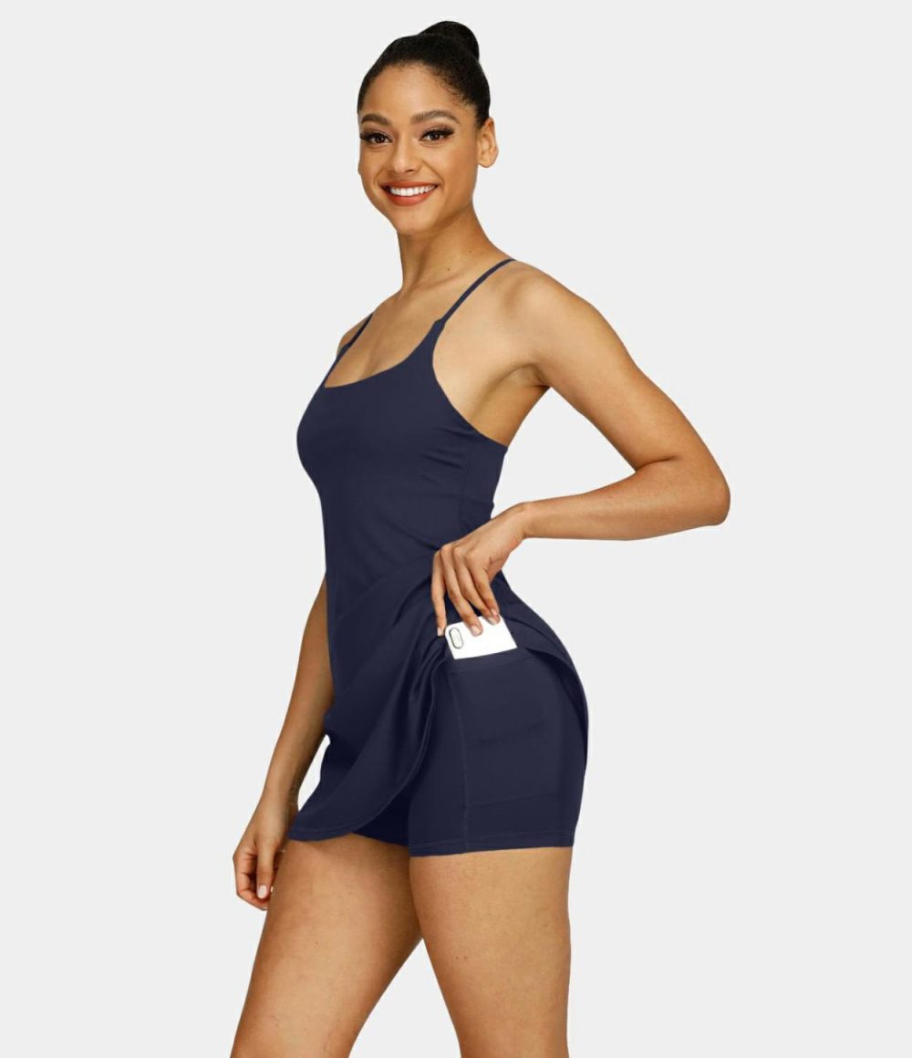 Softlyzero™ Plush Backless Active Dress  | Womens  Active Dresses Active Dresses Active Dresses