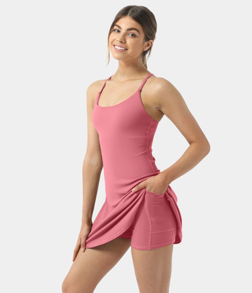 Softlyzero™ Plush Backless Active Dress  | Womens  Active Dresses Active Dresses Active Dresses