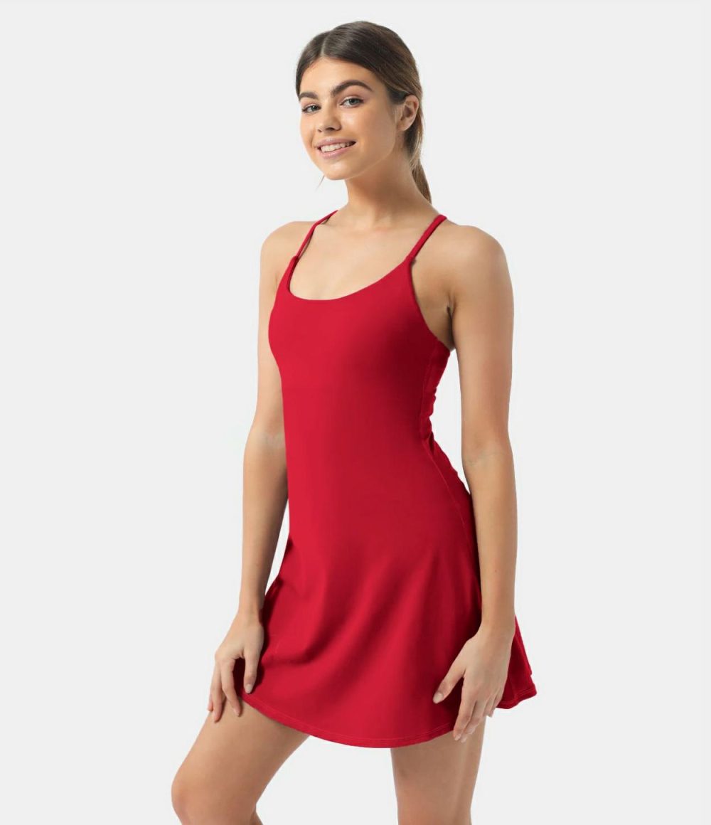 Softlyzero™ Plush Backless Active Dress  | Womens  Active Dresses Active Dresses Active Dresses