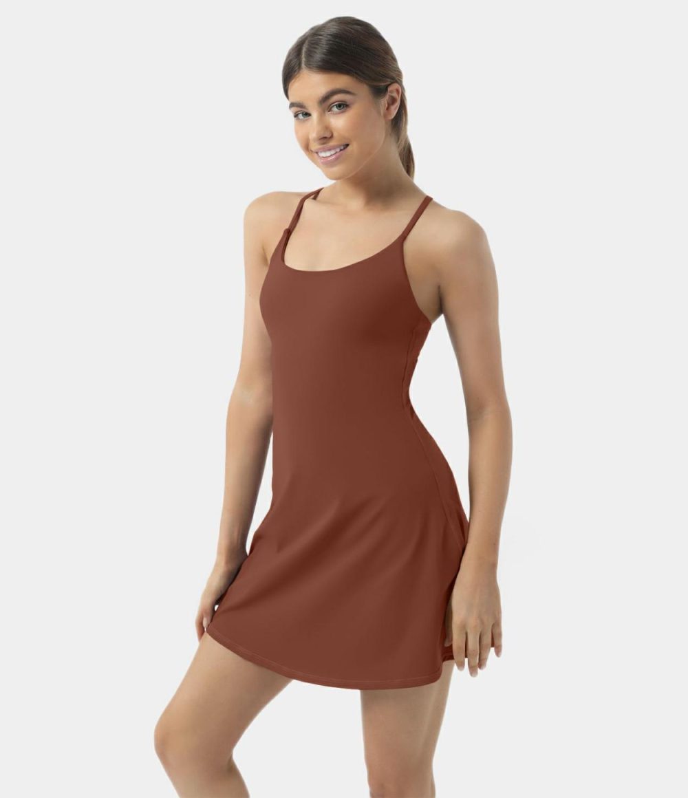 Softlyzero™ Plush Backless Active Dress  | Womens  Active Dresses Active Dresses Active Dresses