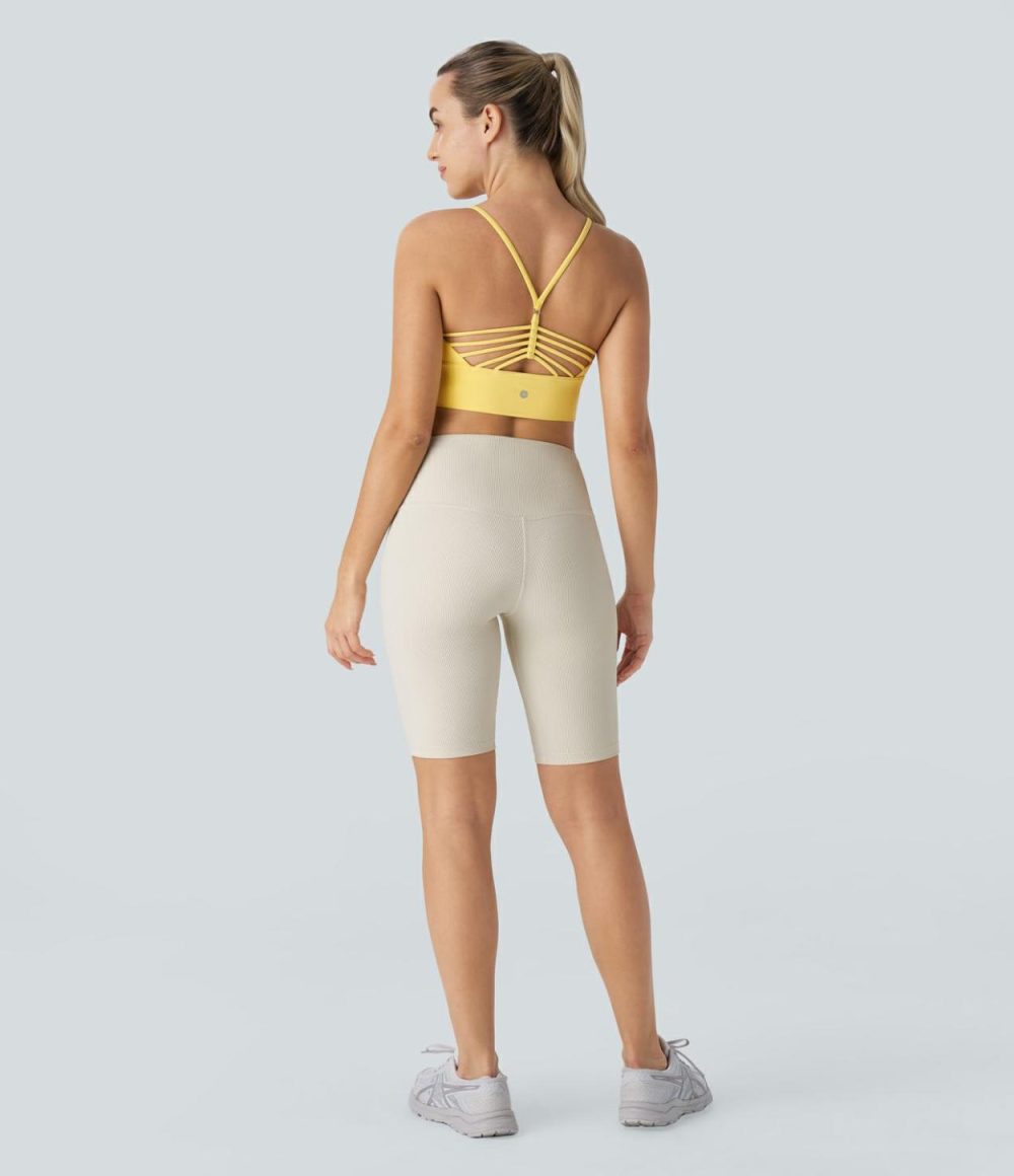 Softlyzero™ U Neck Backless Cropped Yoga Tank Top-UPF50+  | Womens  Cropped Tops Clothing Cropped Tops