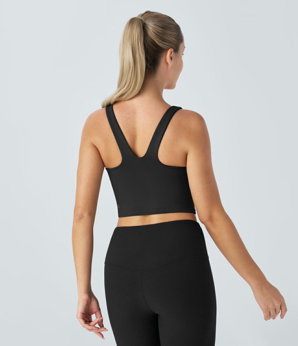 SpeedWave™ Backless Cropped Quick Dry Running Tank Top  | Womens  Cropped Tops Clothing Cropped Tops