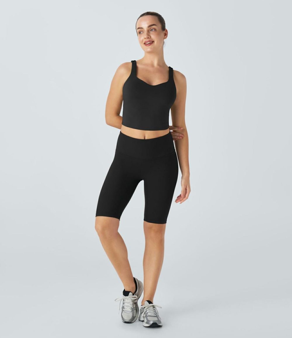 SpeedWave™ Backless Cropped Quick Dry Running Tank Top  | Womens  Cropped Tops Clothing Cropped Tops