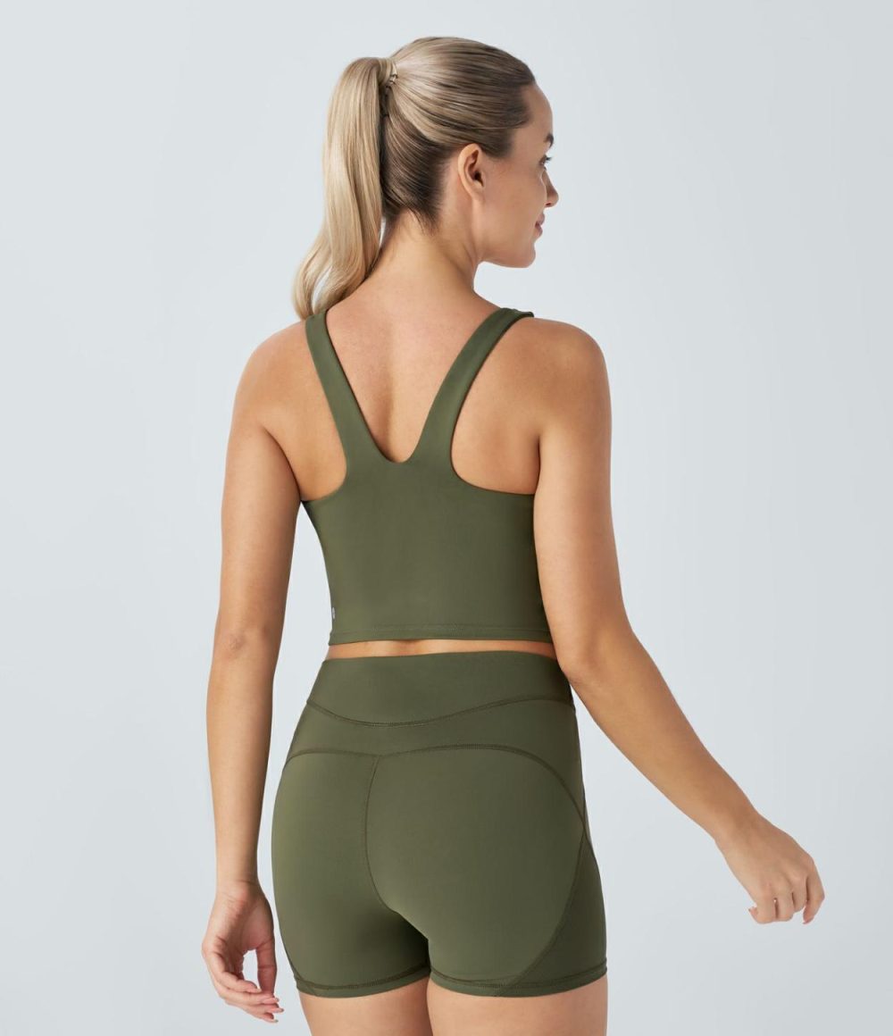 SpeedWave™ Backless Cropped Quick Dry Running Tank Top  | Womens  Cropped Tops Clothing Cropped Tops