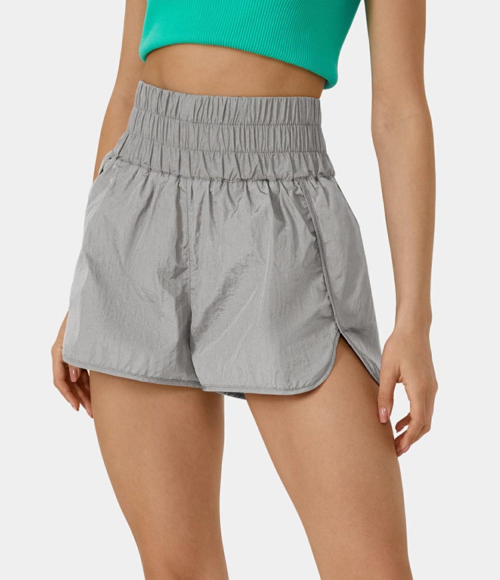 Super High Waisted Split Hem 2-in-1 Casual Shorts 2.5”  | Womens  2.5″ Shorts 2.5" Shorts 2.5" Shorts