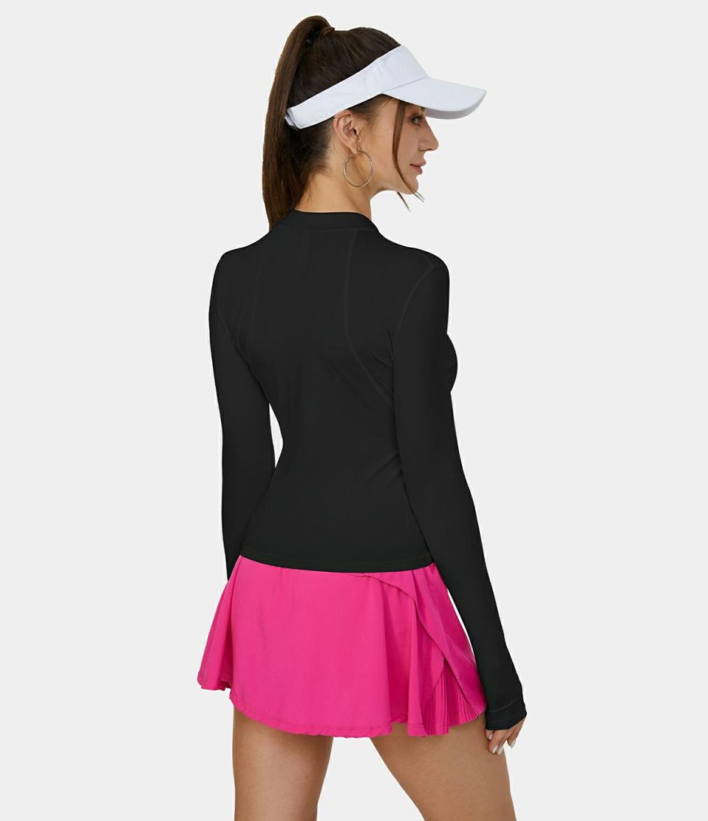 Thumb Hole Cool Touch Basic Golf Sports Top-UPF50+  | Womens  Sports Tops Clothing Sports Tops