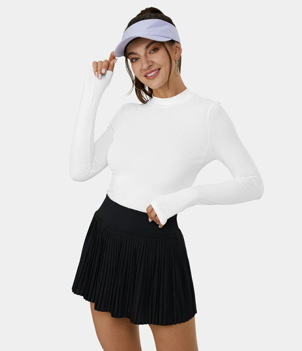 Thumb Hole Cool Touch Basic Golf Sports Top-UPF50+  | Womens  Sports Tops Clothing Sports Tops