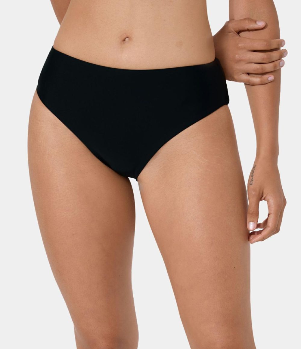 Triangle Bikini Bottom  | Womens  Swimwear Bottoms Clothing Black