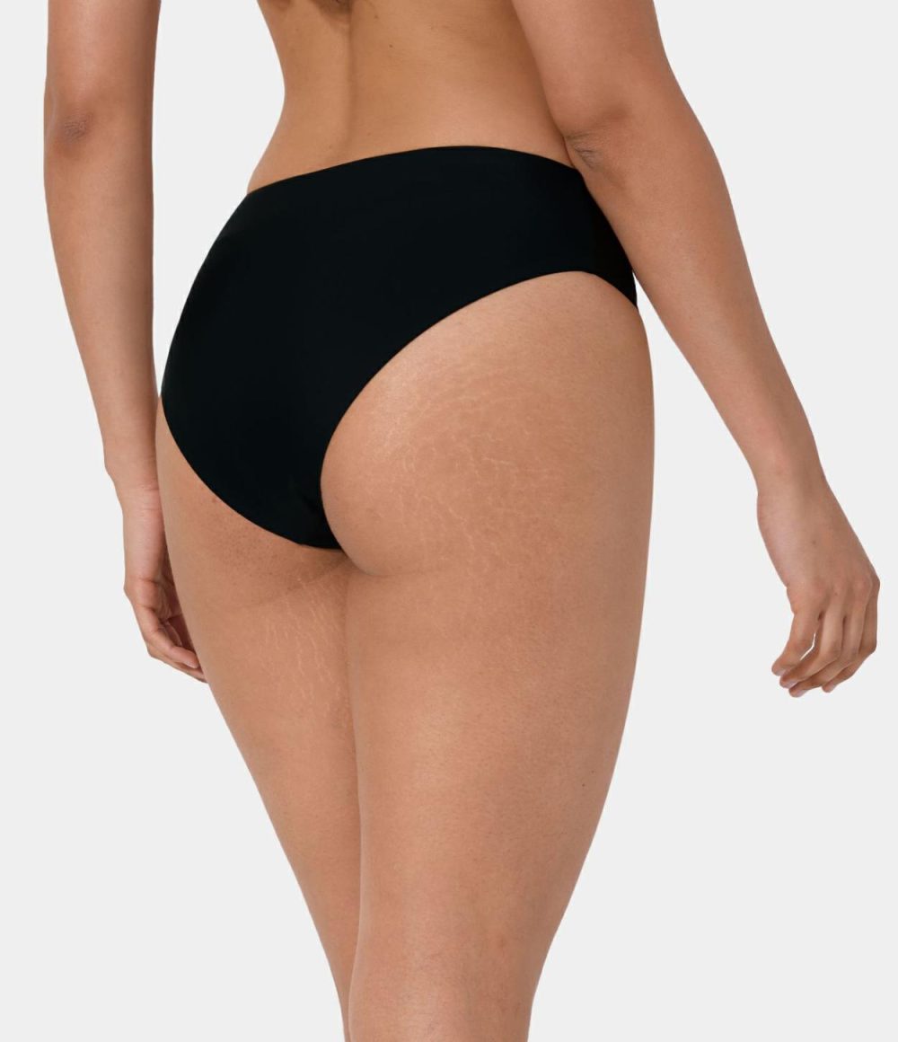 Triangle Bikini Bottom  | Womens  Swimwear Bottoms Clothing Black