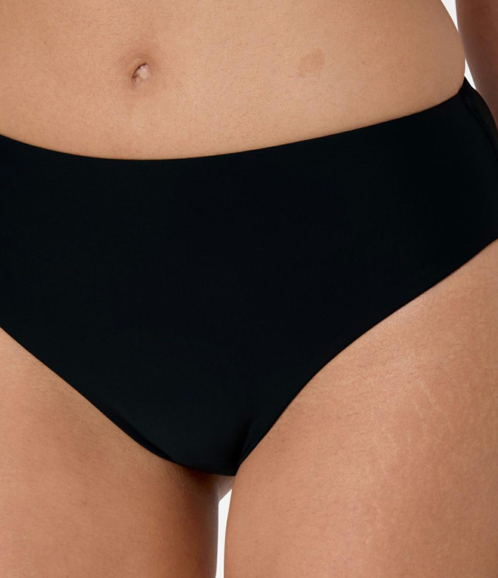 Triangle Bikini Bottom  | Womens  Swimwear Bottoms Clothing Black