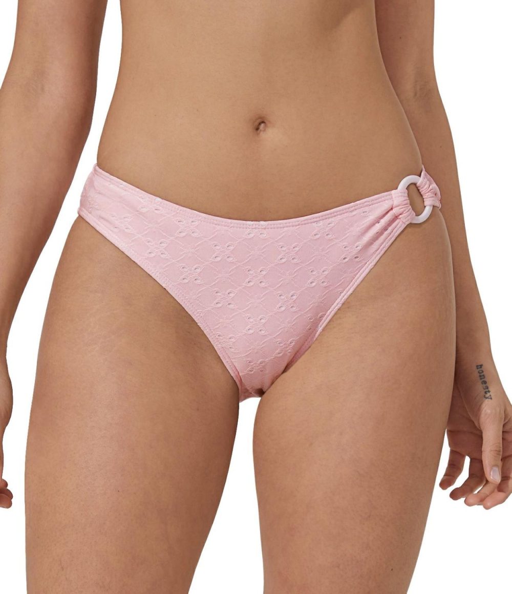 Solid Jacquard Bikini Bottom  | Womens  Swimwear Bottoms Clothing Swimwear Bottoms