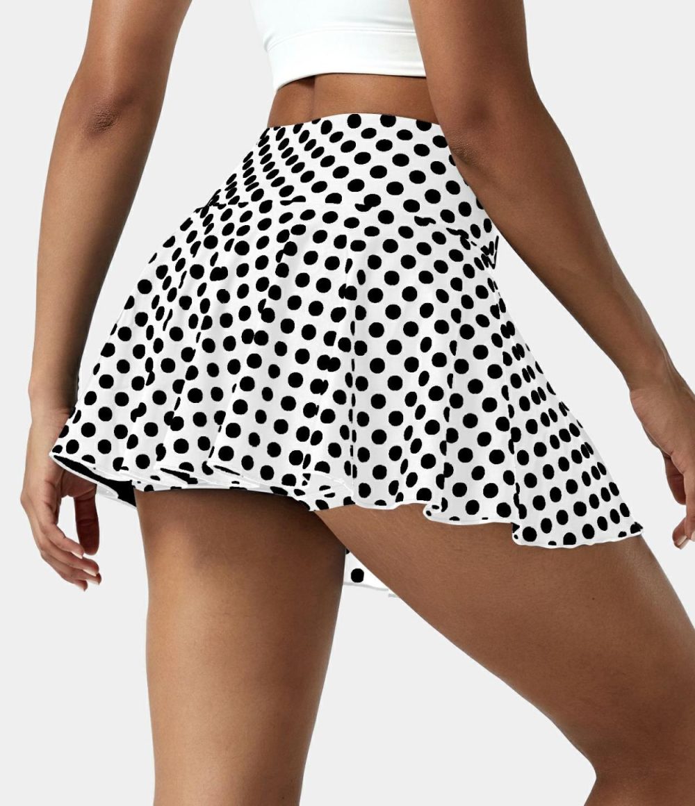 Everyday High Waisted Pocket 2-in-1 Activity Skirt-Marvelous  | Womens  Mini Skirts Clothing Mini Skirts