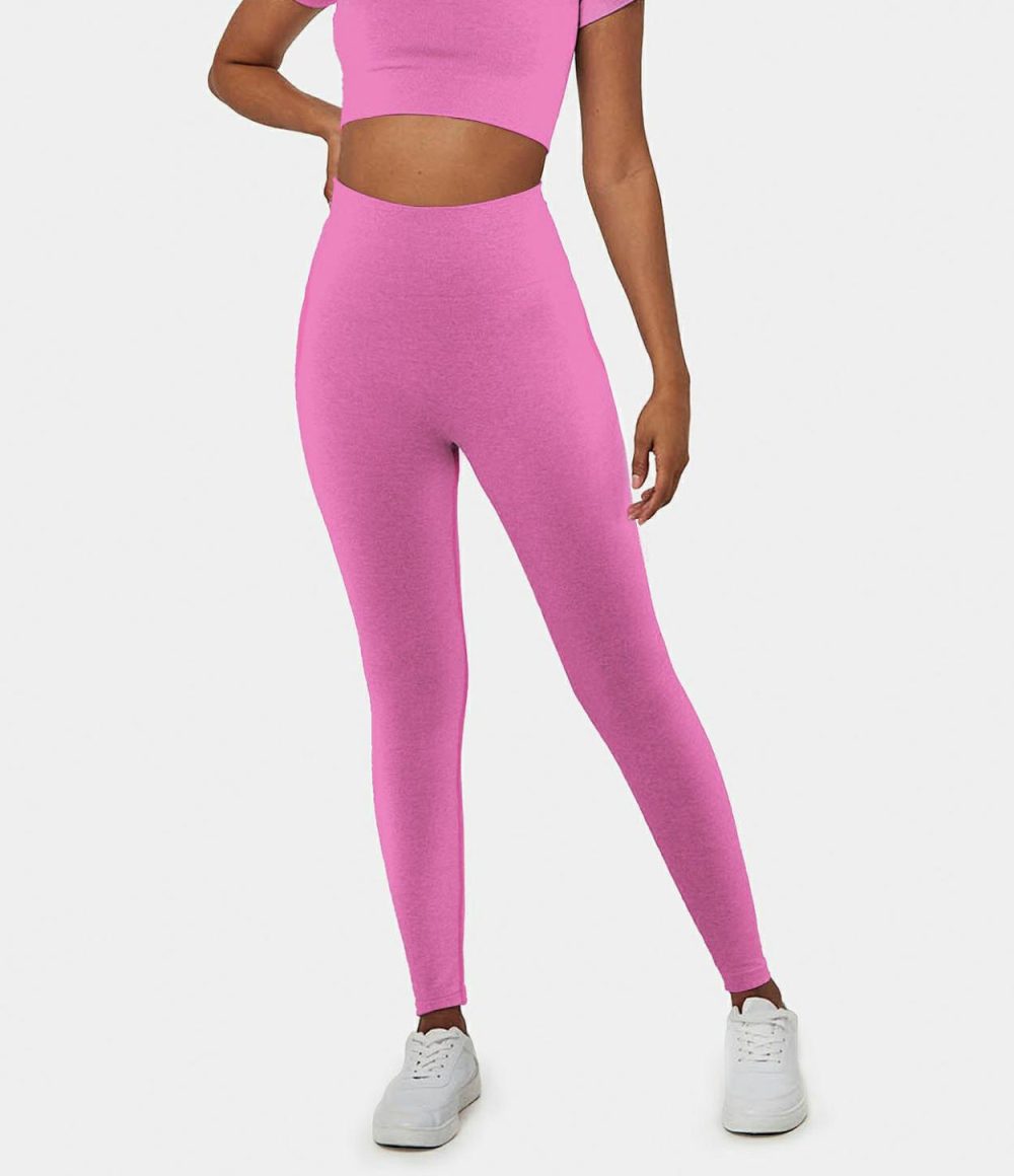 Seamless Flow High Waisted Tummy control 7/8 Leggings  | Womens  Butt Lifting Leggings Butt Lifting Leggings Butt Lifting Leggings